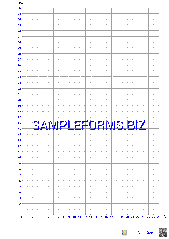 Single Quadrant 1 Per Page Graphing Paper pdf free